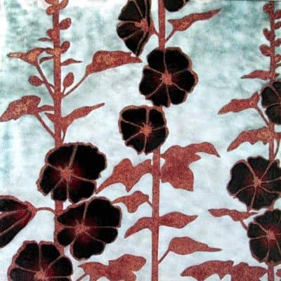 Hollyhocks (B17)
