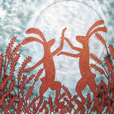Boxing Hares (C101)