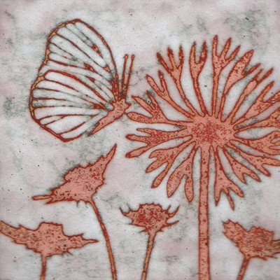 Butterfly and Flowers (C62)