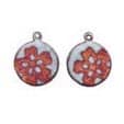 Enamel Earrings (J34)