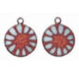 Enamel Earrings (J81)