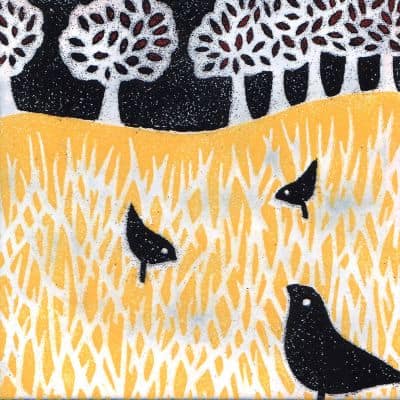 Three Black Birds (M226)